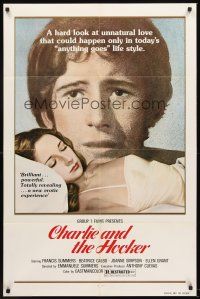 6y151 CHARLIE & THE HOOKER 1sh '77 Curro Summers, a hard look at unnatural love!