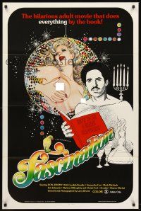 6y278 FASCINATION 1sh '80 Ron Jeremy, x-rated, sexploitation, sexy artwork!