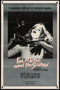 6y320 FRIGHT/KILLER IS IN THE HOUSE 1sh '70s Susan George will never babysit again!