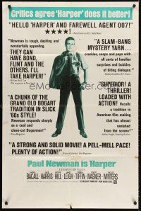 6y385 HARPER 1sh '66 Pamela Tiffin, Paul Newman has many fights & does it better!