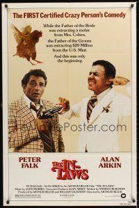 6y427 IN-LAWS 1sh '79 classic Peter Falk & Alan Arkin screwball comedy!