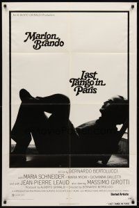 6y492 LAST TANGO IN PARIS 1sh '73 Marlon Brando, Maria Schneider, Bernardo Bertolucci!