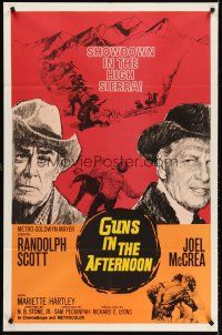 6y728 RIDE THE HIGH COUNTRY int'l 1sh '62 Randolph Scott, Joel McCrea, Guns in the Afternoon!