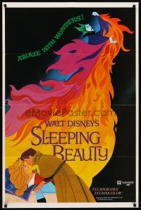 6y803 SLEEPING BEAUTY style A 1sh R79 Walt Disney cartoon fairy tale fantasy classic!