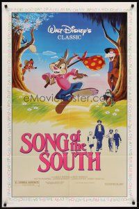 6y820 SONG OF THE SOUTH 1sh R86 Walt Disney, Uncle Remus, Br'er Rabbit & Br'er Bear!