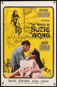 6y994 WORLD OF SUZIE WONG 1sh R65 William Holden was the first man that Nancy Kwan ever loved!