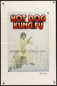 6y996 WRITING KUNG FU 1sh '86 wild image from martial arts action, Hot Dog Kung Fu