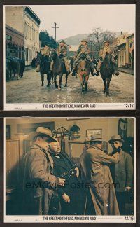 6z986 GREAT NORTHFIELD MINNESOTA RAID 2 8x10 mini LCs '72 Robert Duvall as Jesse James!