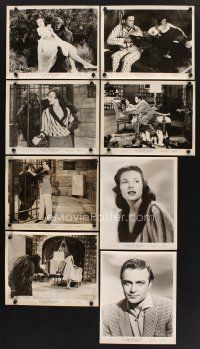 6z259 BRIDE & THE BEAST 8 8x10 stills '58 Ed Wood, portraits of Lance Fuller & Charlotte Austin!