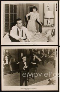 6z435 DEADLINE-U.S.A. 4 8x10 stills '52 newspaper editor Humphrey Bogart & Kim Hunter!