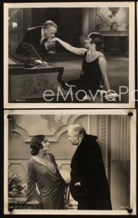 6z502 GLORIA SWANSON 3 8x10 stills '30s great close up images wearing wonderful sexy outfits!