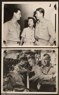 6z272 HELLCATS OF THE NAVY 8 8x10 stills '57 cool image of Ronald Reagan with Nancy Davis!