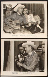 6z371 ROBIN HOOD OF TEXAS 6 8x10 stills '47 singing cowboy Gene Autry & Lynne Roberts!
