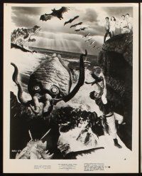 6z483 YOG: MONSTER FROM SPACE 4 8x10 stills '71 wonderful images of wacky monsters!