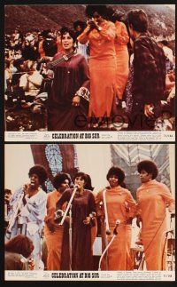 6z972 CELEBRATION AT BIG SUR 3 color 8x10 stills '71 great images from the folk rock concert!