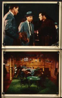 6z583 DRAGNET 12 color 8x10 stills '54 great images of Jack Webb as detective Joe Friday!