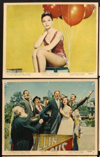 6z913 MERRY ANDREW 7 color 8x10 stills '58 great images of Danny Kaye & Pier Angeli!