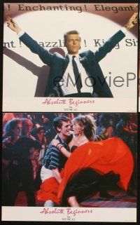 6z969 ABSOLUTE BEGINNERS 3 color English FOH LCs '86 David Bowie stars in the musical!