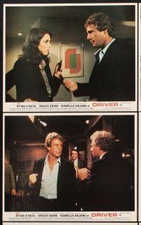 6z683 DRIVER 8 color English FOH LCs '78 Walter Hill, Ryan O'Neal, Bruce Dern & Isabelle Adjani!