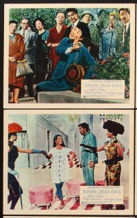 6z772 FLOWER DRUM SONG 8 color English FOH LCs '62 Nancy Kwan, Rodgers & Hammerstein musical!
