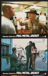 6z801 FULL METAL JACKET 8 color English FOH LCs '87 Stanley Kubrick bizarre Vietnam War movie!