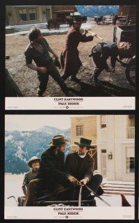 6z945 PALE RIDER 5 color English FOH LCs '85 great images of cowboy Clint Eastwood!