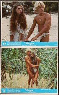 6z652 BLUE LAGOON 8 8x10 mini LCs '80 sexy young Brooke Shields & Christopher Atkins!