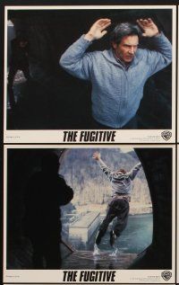 6z800 FUGITIVE 8 8x10 mini LCs '93 escaped convict Harrison Ford, Tommy Lee Jones