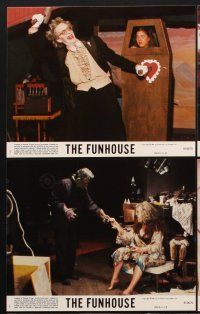 6z804 FUNHOUSE 8 8x10 mini LCs '81 Tobe Hooper carnival horror, something is alive in there!