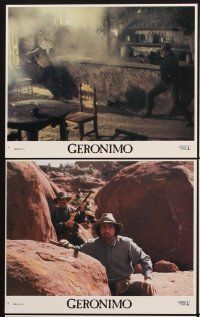 6z925 GERONIMO 6 8x10 mini LCs '93 Walter Hill, Native American Wes Studi, Duvall, Hackman!
