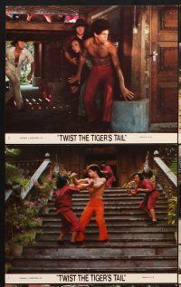 6z816 HOT POTATO 8 int'l 8x10 mini LCs '76 kung fu hero Jim Kelly, Twist the Tiger's Tail!