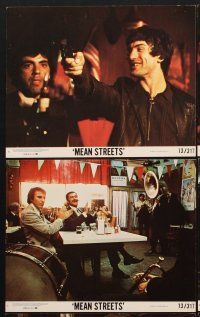 6z839 MEAN STREETS 8 8x10 mini LCs '73 Harvey Keitel, Robert De Niro, Amy Robinson, Martin Scorsese