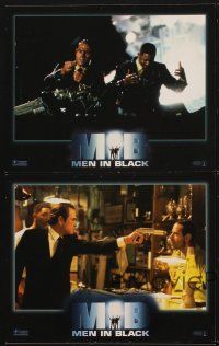 6z944 MEN IN BLACK 5 8x10 mini LCs '97 Will Smith & Tommy Lee Jones with aliens!