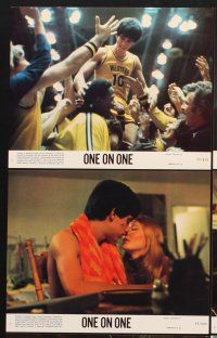 6z856 ONE ON ONE 8 8x10 mini LCs '77 Robby Benson, Annette O'Toole, basketball!