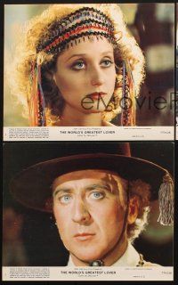 6z983 WORLD'S GREATEST LOVER 3 8x10 mini LCs '77 romantic Gene Wilder & pretty Carol Kane!