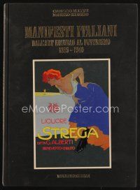 7a212 ITALIAN POSTERS 1865 - 1940 hardcover book '97 filled with wonderful color artwork!