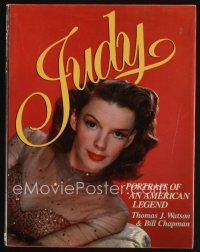 7a214 JUDY first edition hardcover book '86 portrait of an American legend, contains many photos!