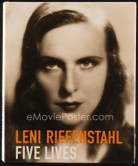 7a215 LENI RIEFENSTAHL: FIVE LIVES first edition hardcover book '00 cool illustrated biography!