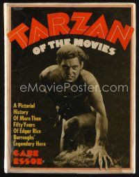 7a229 TARZAN OF THE MOVIES first edition hardcover book '68 a pictorial history of 50 years!