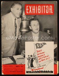 7a083 EXHIBITOR exhibitor magazine August 6, 1952 Walt Disney, John Wayne, Blackhawk serial!