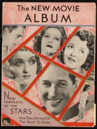 7a177 NEW MOVIE MAGAZINE annual yearbook magazine 1931 portraits of all the top stars of the day!