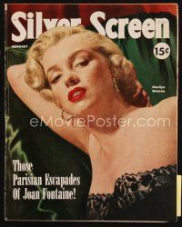 7a127 SILVER SCREEN magazine February 1952 sexiest Marilyn Monroe starring in Clash By Night!
