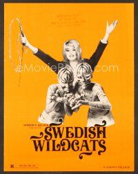 7a423 EVERY AFTERNOON pressbook '72 Diana Dors & dangerous int'l beauties, Swedish Wildcats!