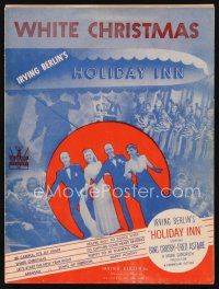 7a345 HOLIDAY INN sheet music '42 Fred Astaire, Crosby, Reynolds, Irving Berlin, White Christmas!