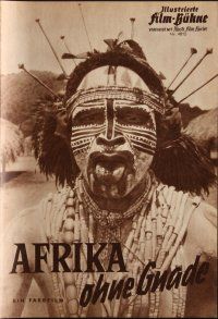 7a233 AFRIKA OHNE GNADE German program '59 many great images of African natives!