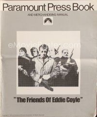 7a427 FRIENDS OF EDDIE COYLE pressbook '73 Robert Mitchum lives in a violent, dangerous world!