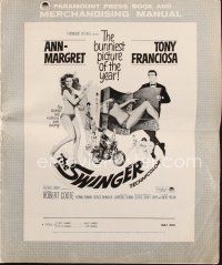7a488 SWINGER pressbook '66 sexy Ann-Margret, Tony Franciosa, the bunniest picture of the year!
