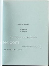 7a316 NOISES OFF revised shooting script February 20, 1991 working title Doors & Sardines!