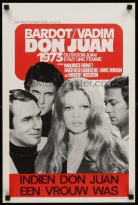 7b561 MS. DON JUAN Belgian '73 Don Juan ou Si Don Juan etait une femme, Brigitte Bardot, Vadim!