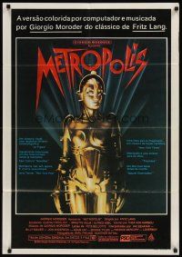 7b018 METROPOLIS Brazilian R84 Fritz Lang classic, great art of female robot!